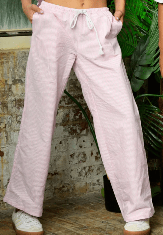CAPRI STRIPE PANTS - PANTS