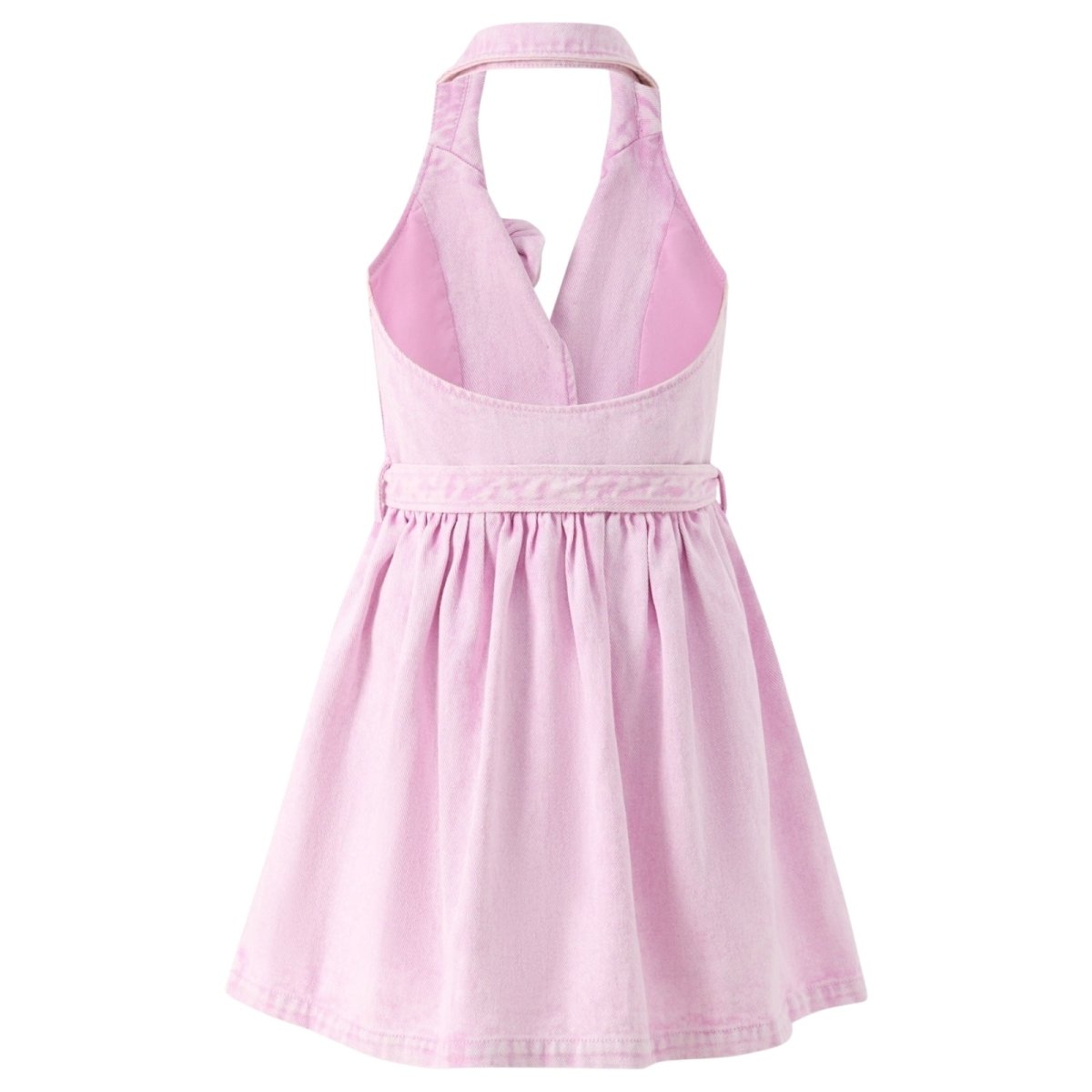 CATALINA DENIM HALTER MINI DRESS (PREORDER) - MARLO