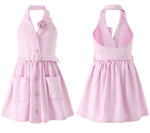 CATALINA DENIM HALTER MINI DRESS (PREORDER) - MARLO