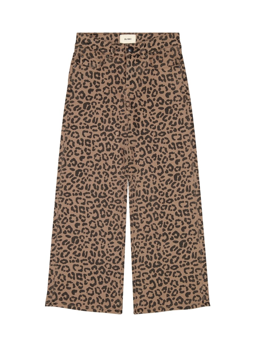 CATWALK LEOPARD NINI WIDE LEG JEANS (PREORDER) - DL 1961 KIDS