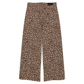 CATWALK LEOPARD NINI WIDE LEG JEANS - PANTS