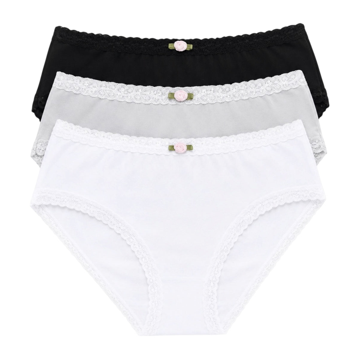 SOLID 3 PACK PANTIES (PREORDER)