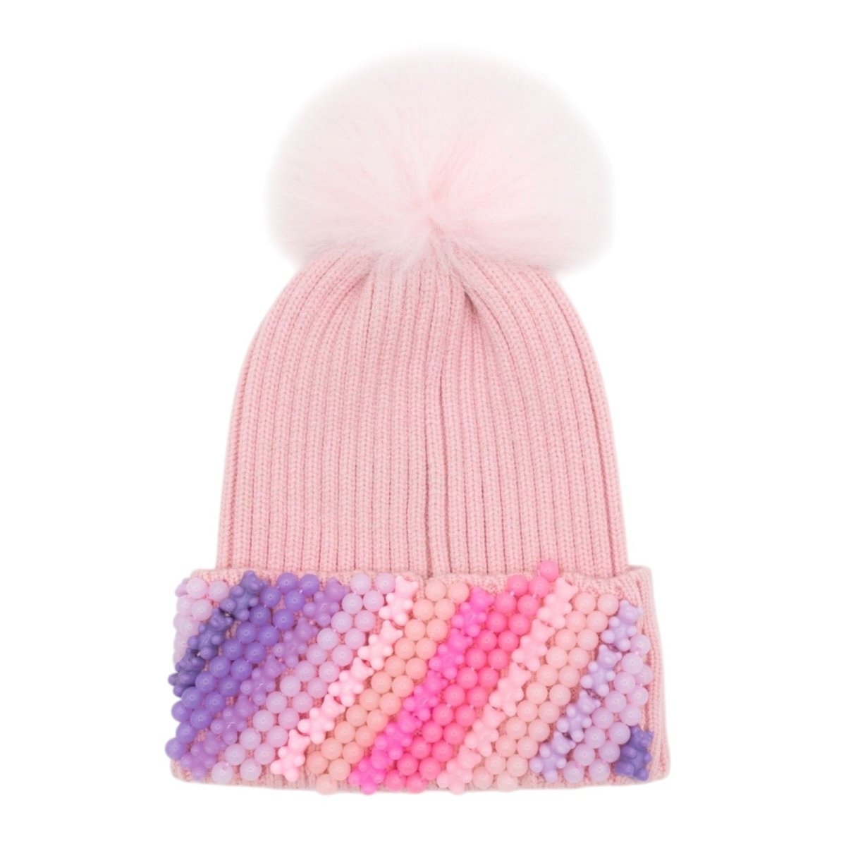 CHARMS & GUMMY BEARS POM POM BEANIE (PREORDER) - BARI LYNN