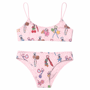 CHARMS PRINT JAIDEN TWO PIECE BIKINI - MC2 SAINT BARTH KIDS