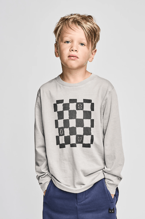 CHECKMATE LONG SLEEVE TSHIRT - LONG SLEEVE TOPS
