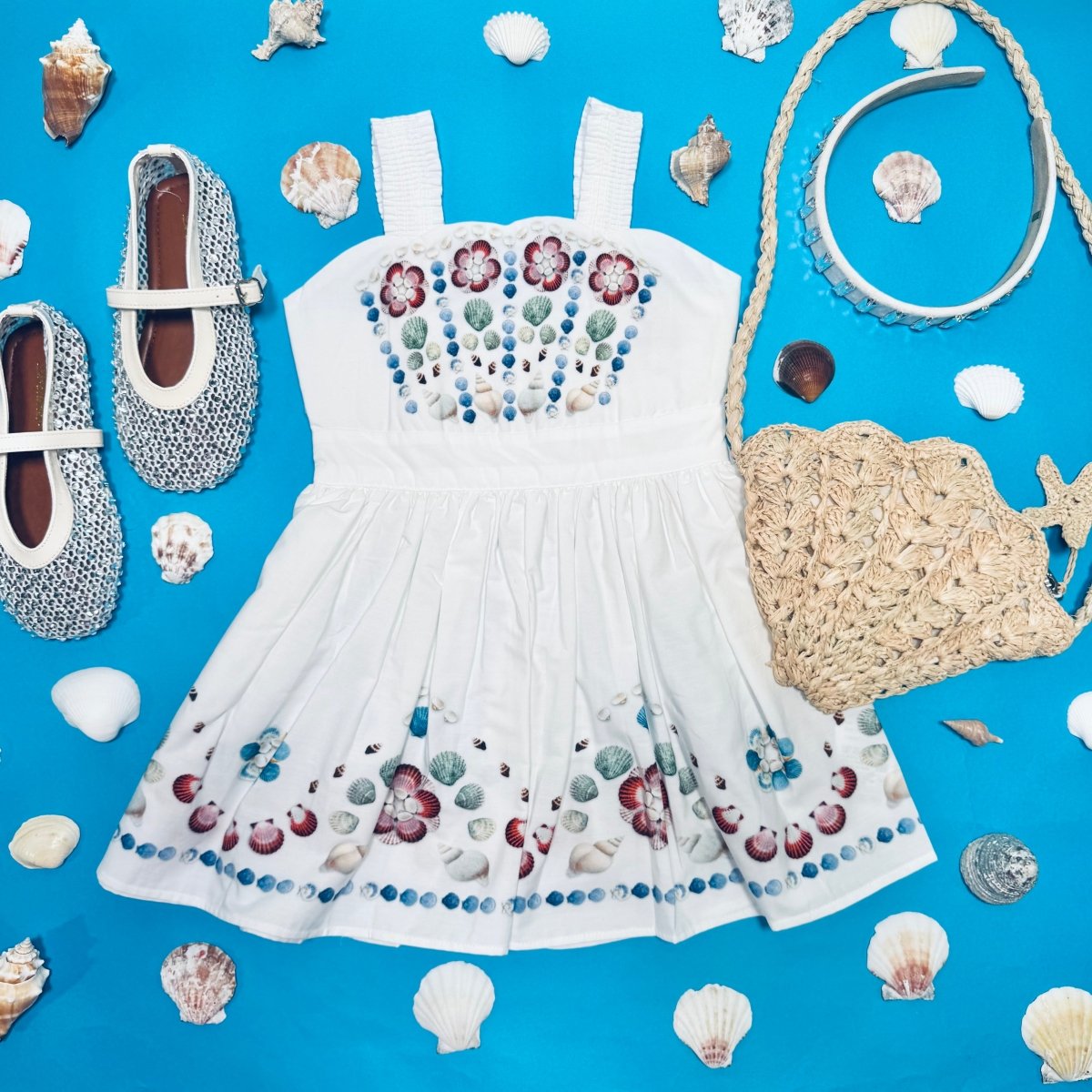 CHELLEY SHELLTASTIC SEASHELL DRESS - MOLO