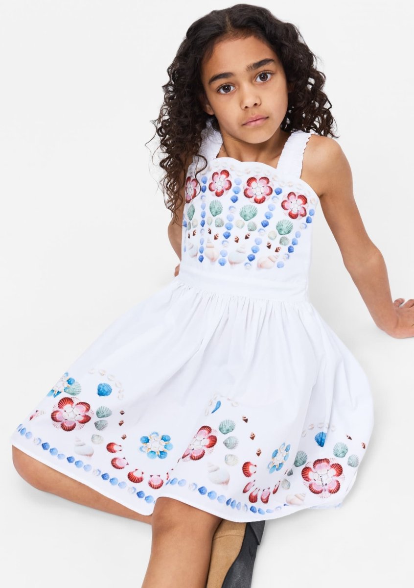seashell embroidered dress Patbo SEASHELL EMBROIDERY GOWN