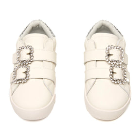 CHER CRYSTAL BUCKLE STRAPS SNEAKERS - MINI DREAMERS