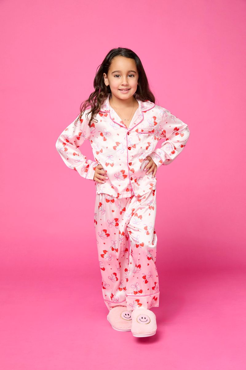 CHERRY BOW SILKY SET - MINI DREAMERS