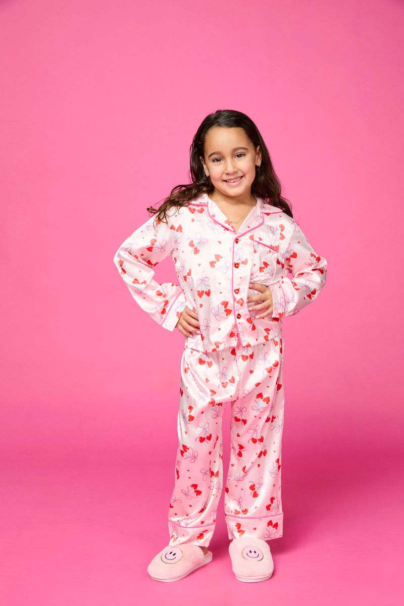 CHERRY BOW SILKY SET - MINI DREAMERS