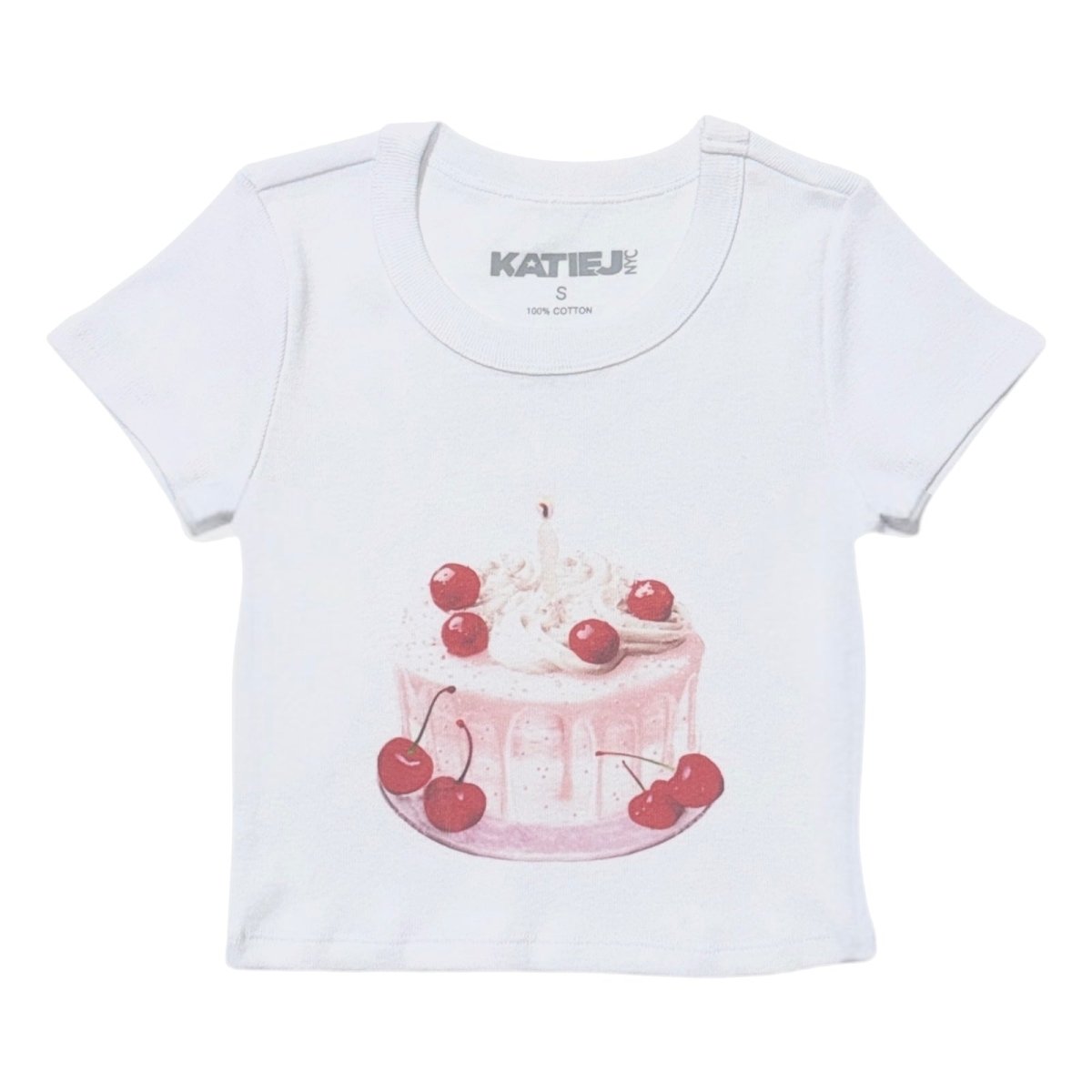 CHERRY CAKE TSHIRT - KATIE J NEW YORK