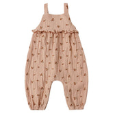 CHERRY EMBROIDERED KINSLEY ROMPER - RYLEE + CRU
