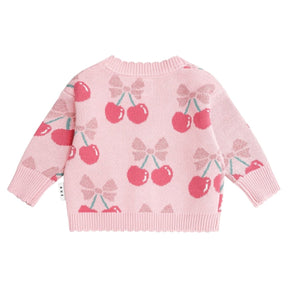 CHERRY PIE SCALLOPED KNIT CARDIGAN - CARDIGANS