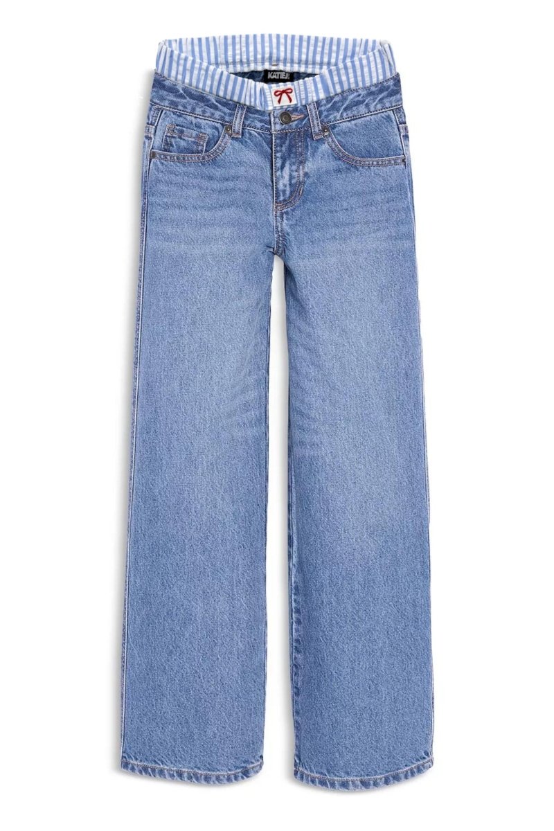 CHICAGO BOXER MID WASH JEANS (PREORDER) - KATIE J NEW YORK
