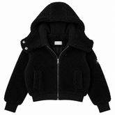 CHILL SHERPA HOODED JACKET - PARFUM DE FIT