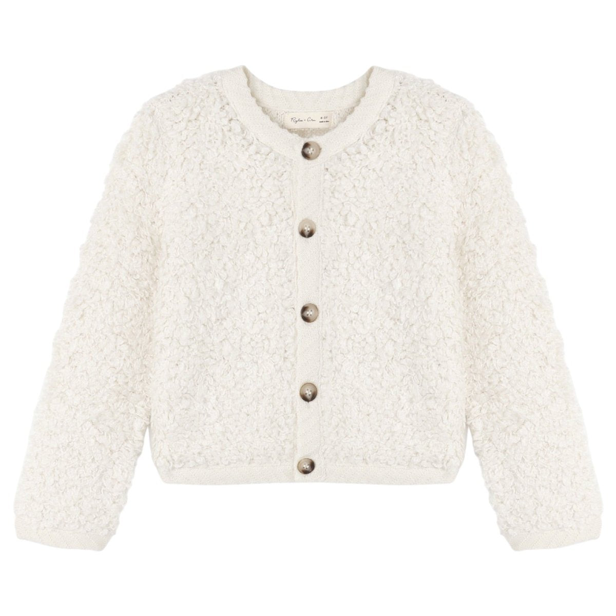 CHLOE FUZZY CARDIGAN - RYLEE + CRU - CARDIGANS