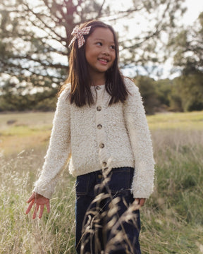 CHLOE FUZZY CARDIGAN - RYLEE + CRU - CARDIGANS