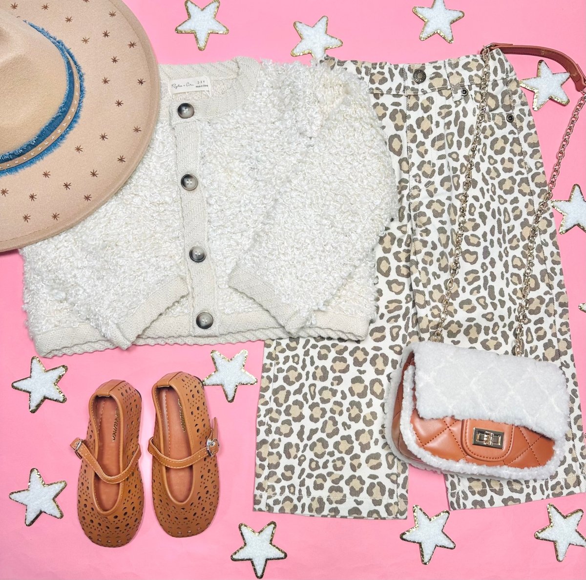 CHLOE FUZZY CARDIGAN - RYLEE + CRU