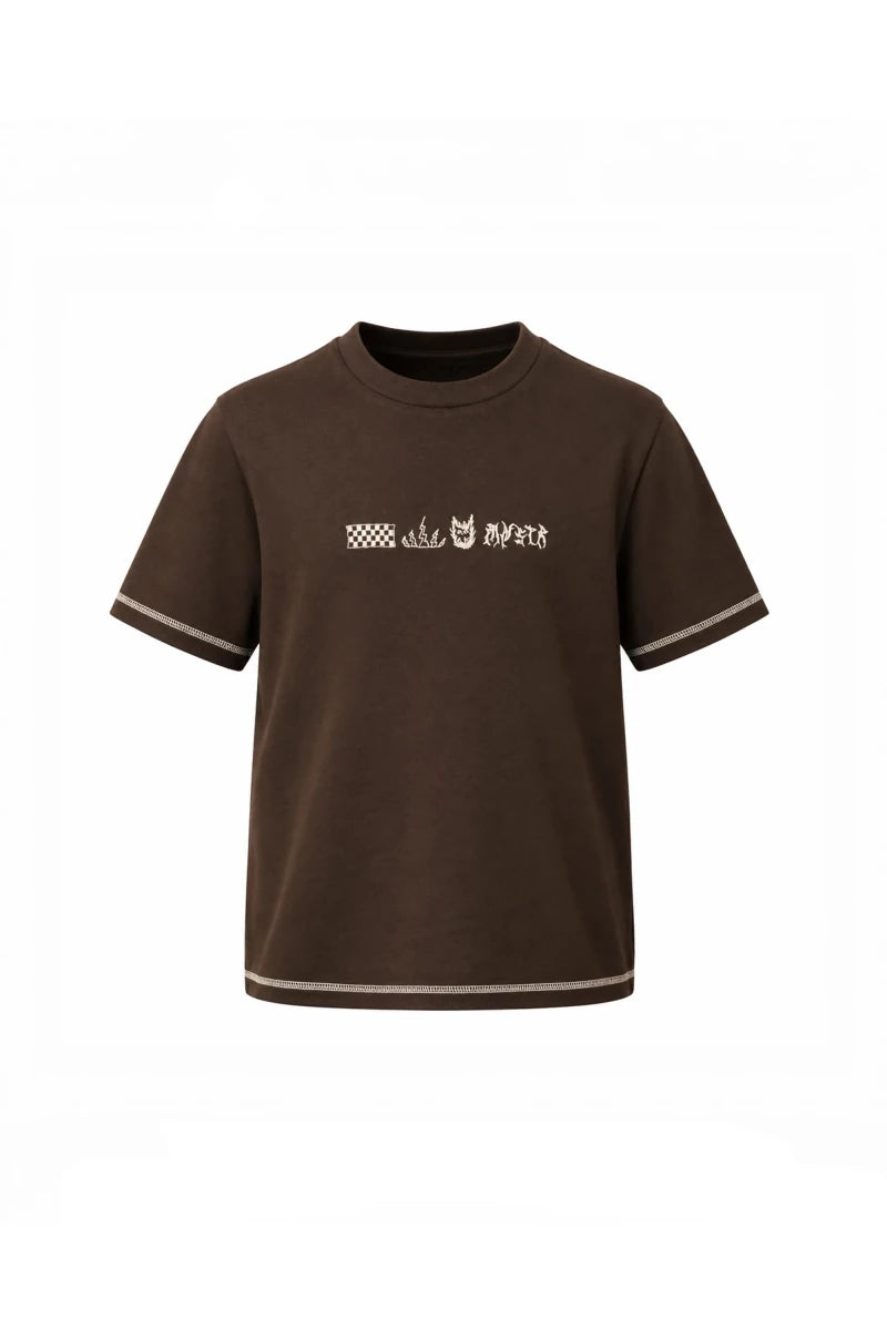 CHOCOLATE ALLTEETH TSHIRT (PREORDER) - MUNSTER KIDS