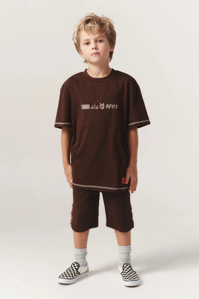 CHOCOLATE ALLTEETH TSHIRT (PREORDER) - MUNSTER KIDS