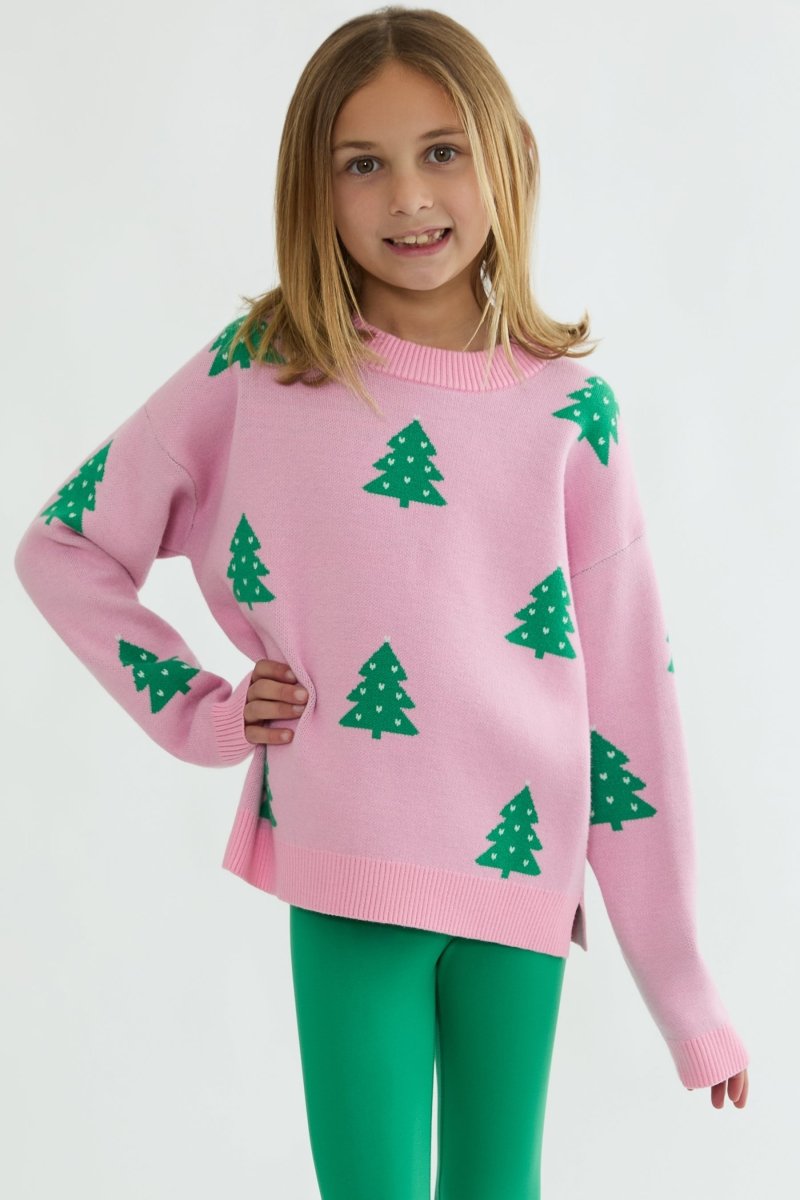 CHRISTMAS LITTLE CALLIE SWEATER (PREORDER) - BEACH RIOT KIDS