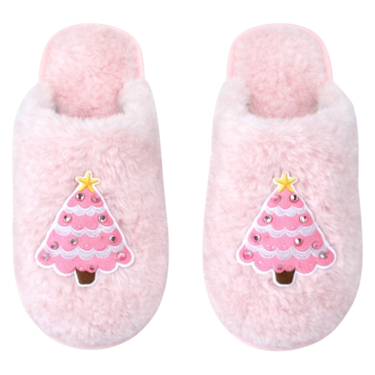 CHRISTMAS TREE JEWELED SLIPPERS - MINI DREAMERS