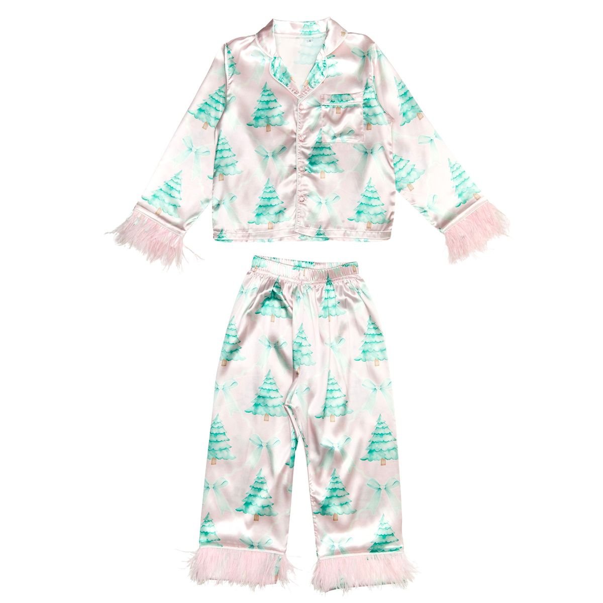 CHRISTMAS TREE SILKY FEATHER TRIM SET - MINI DREAMERS