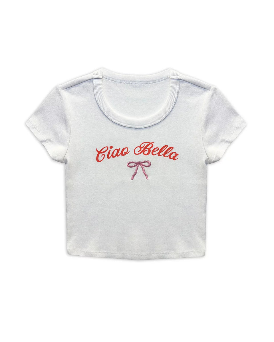 CIAO BELLA TSHIRT (PREORDER) - KATIE J NEW YORK