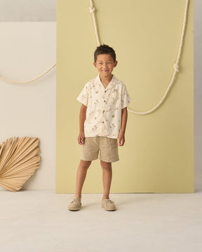 COASTAL BUTTON DOWN TOP - RYLEE + CRU