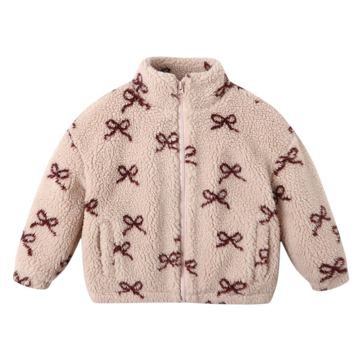 COCO BOWS FUZZY JACKET - JACKETS