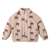 COCO BOWS FUZZY JACKET - JACKETS