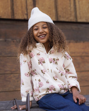 COCO ROSE GARDEN FUZZY JACKET - RYLEE + CRU - JACKETS