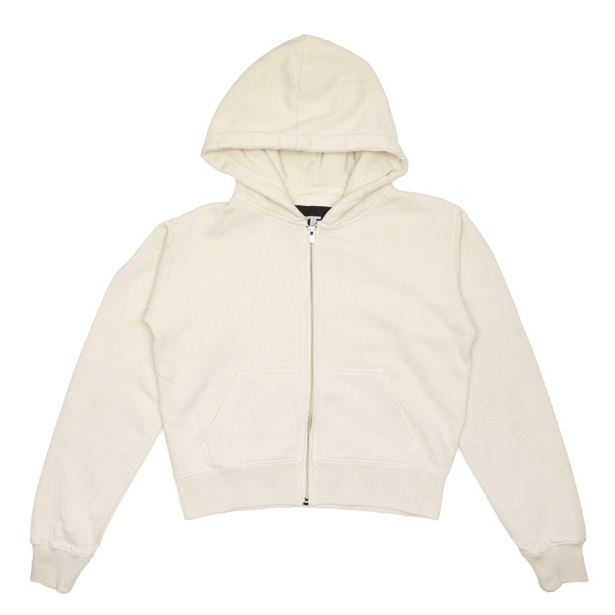 CODY ECRU ZIP UP HOODIE - HOODIES