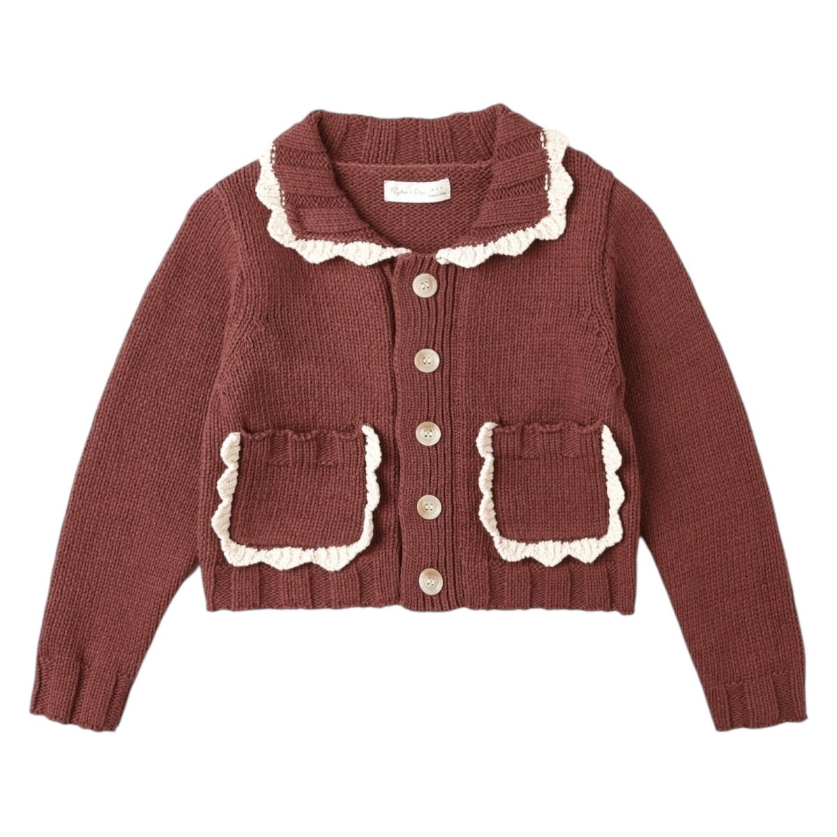 COLLARED CARDIGAN - CARDIGANS