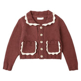 COLLARED CARDIGAN - CARDIGANS
