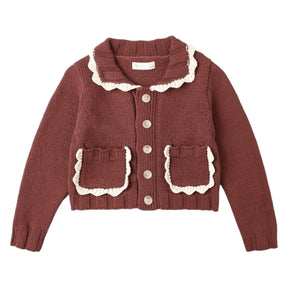 COLLARED CARDIGAN - CARDIGANS