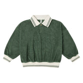 COLLARED TERRY SWEATSHIRT - SWEATERS
