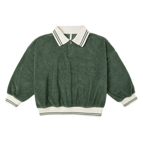 COLLARED TERRY SWEATSHIRT - SWEATERS