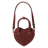 CORDUROY HEART PURSE - PURSES