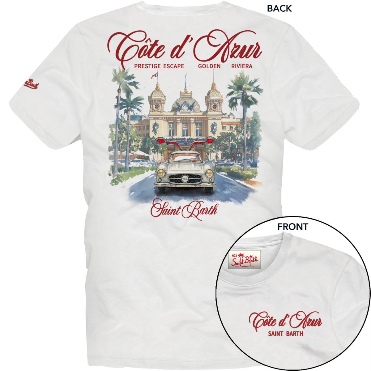 COTE D' AZUR PORTLAND TSHIRT (PREORDER) - MC2 SAINT BARTH KIDS