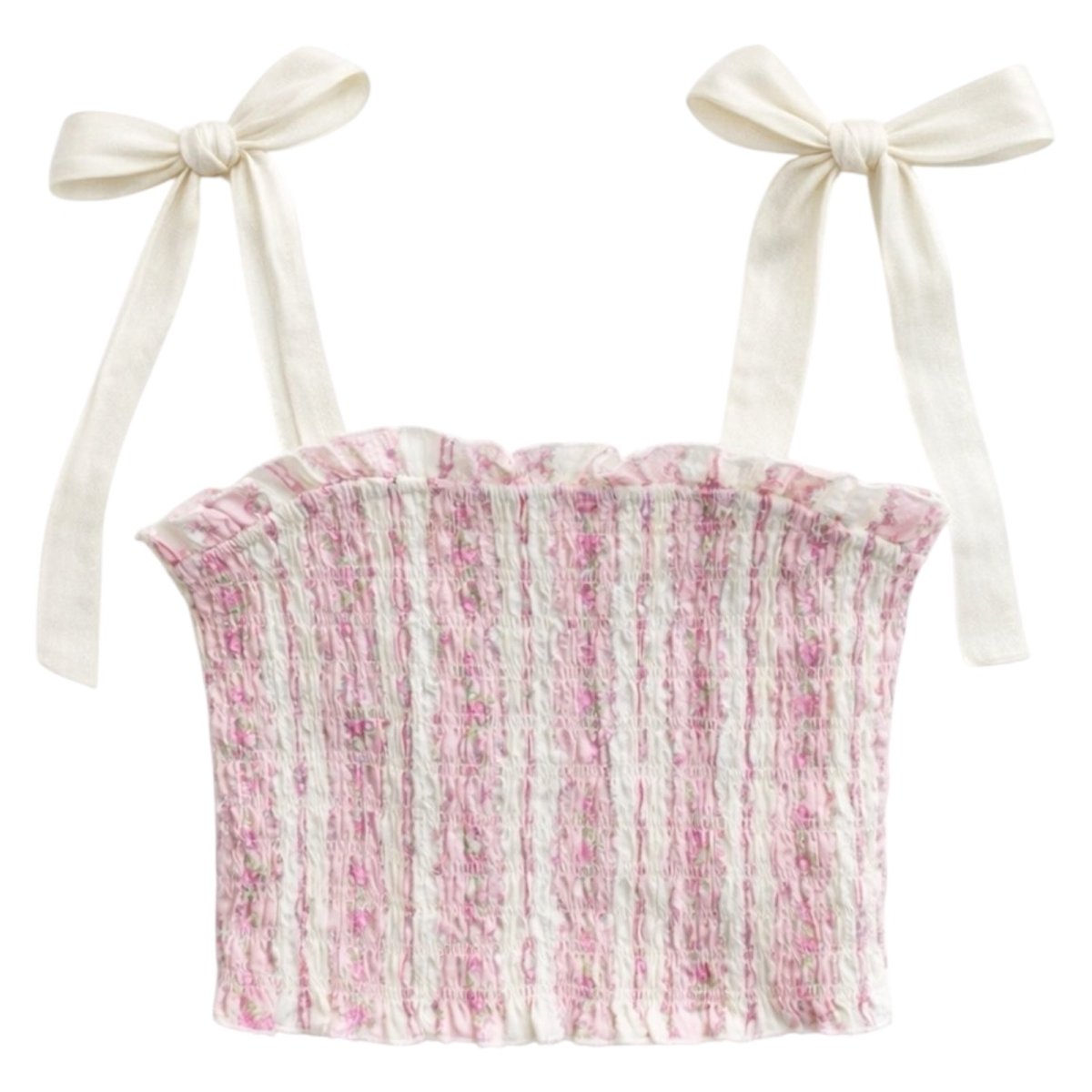 COTTAGE STRIPE SUNNY TIE TOP (PREORDER) - TANK TOPS