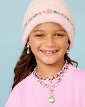 COTTON CANDY JEWELED BEANIE (PREORDER) - SUPER SMALLS
