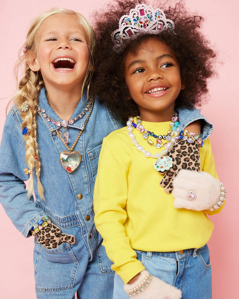 COTTON CANDY JEWELED GLOVES (PREORDER) - SUPER SMALLS