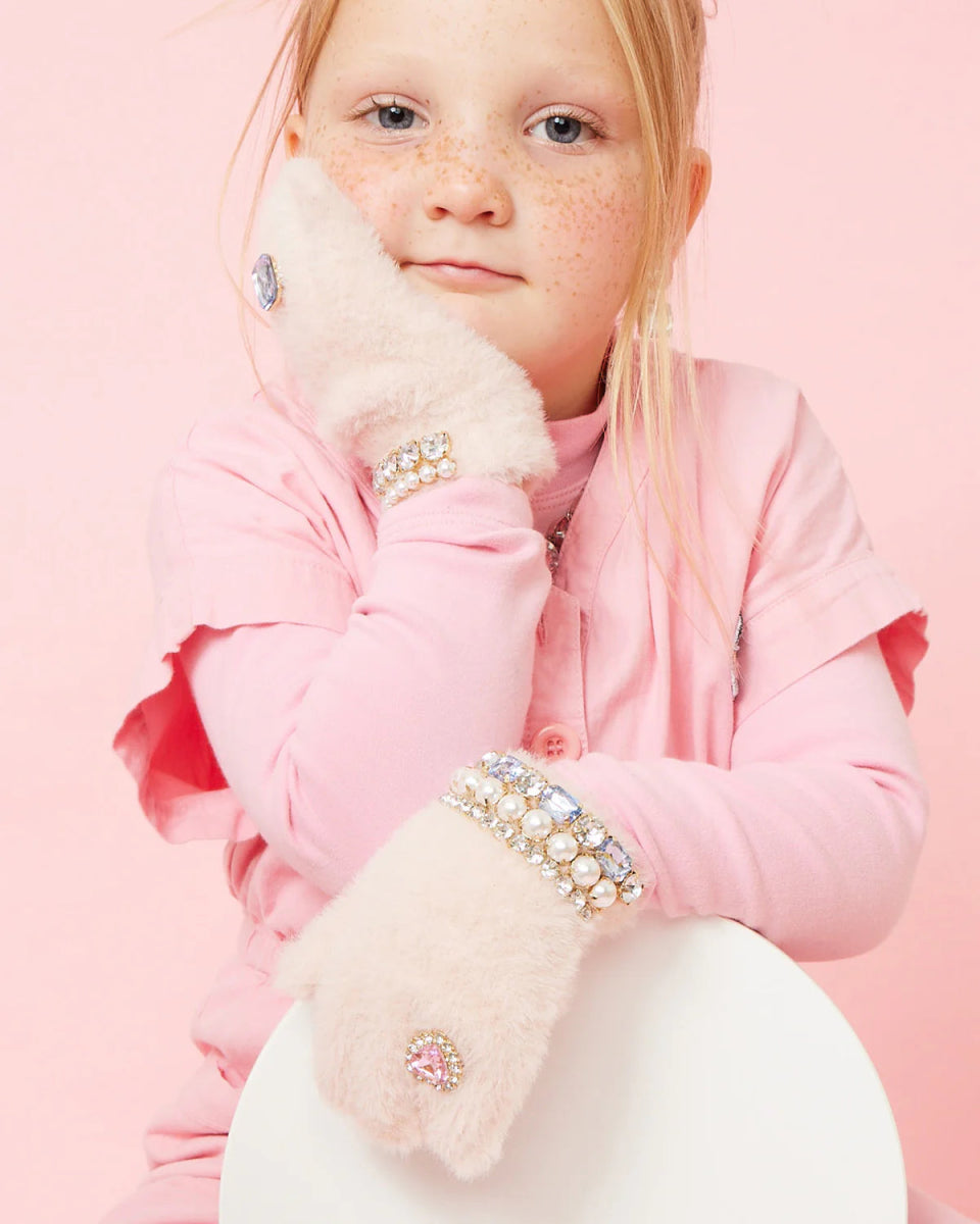 COTTON CANDY JEWELED GLOVES (PREORDER) - SUPER SMALLS