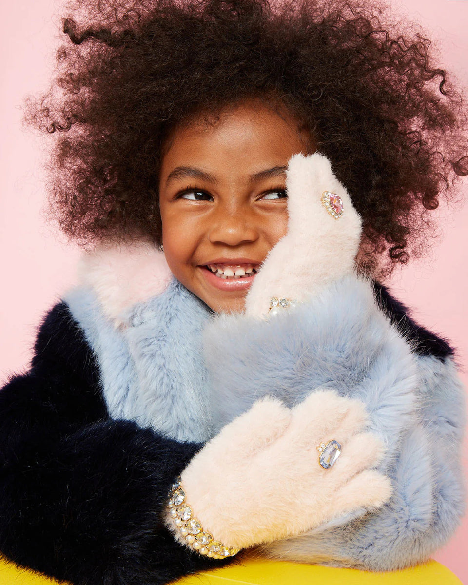 COTTON CANDY JEWELED GLOVES (PREORDER) - SUPER SMALLS