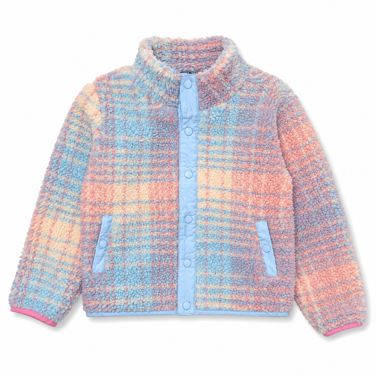 COTTON CANDY SHERPA JACKET - TINY WHALES