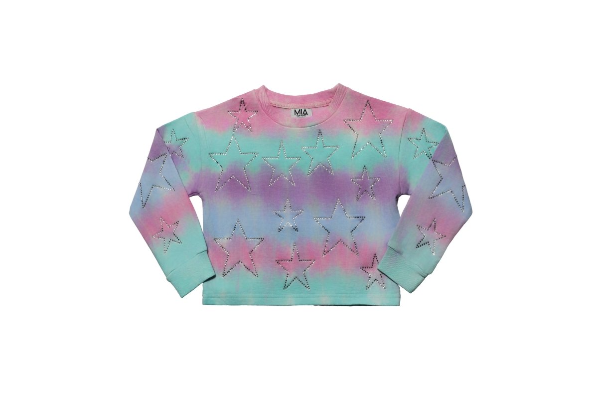 COTTON CANDY STARS SWEATSHIRT (PREORDER) - MINI DREAMERS