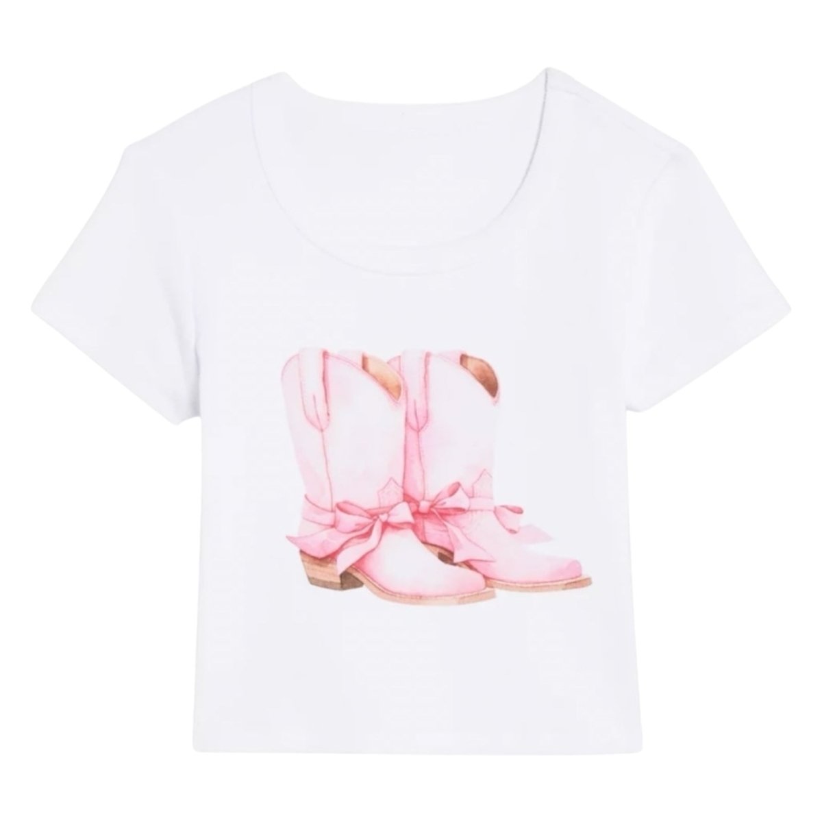 COWBOY BOOTS TSHIRT - SHORT SLEEVE TOPS