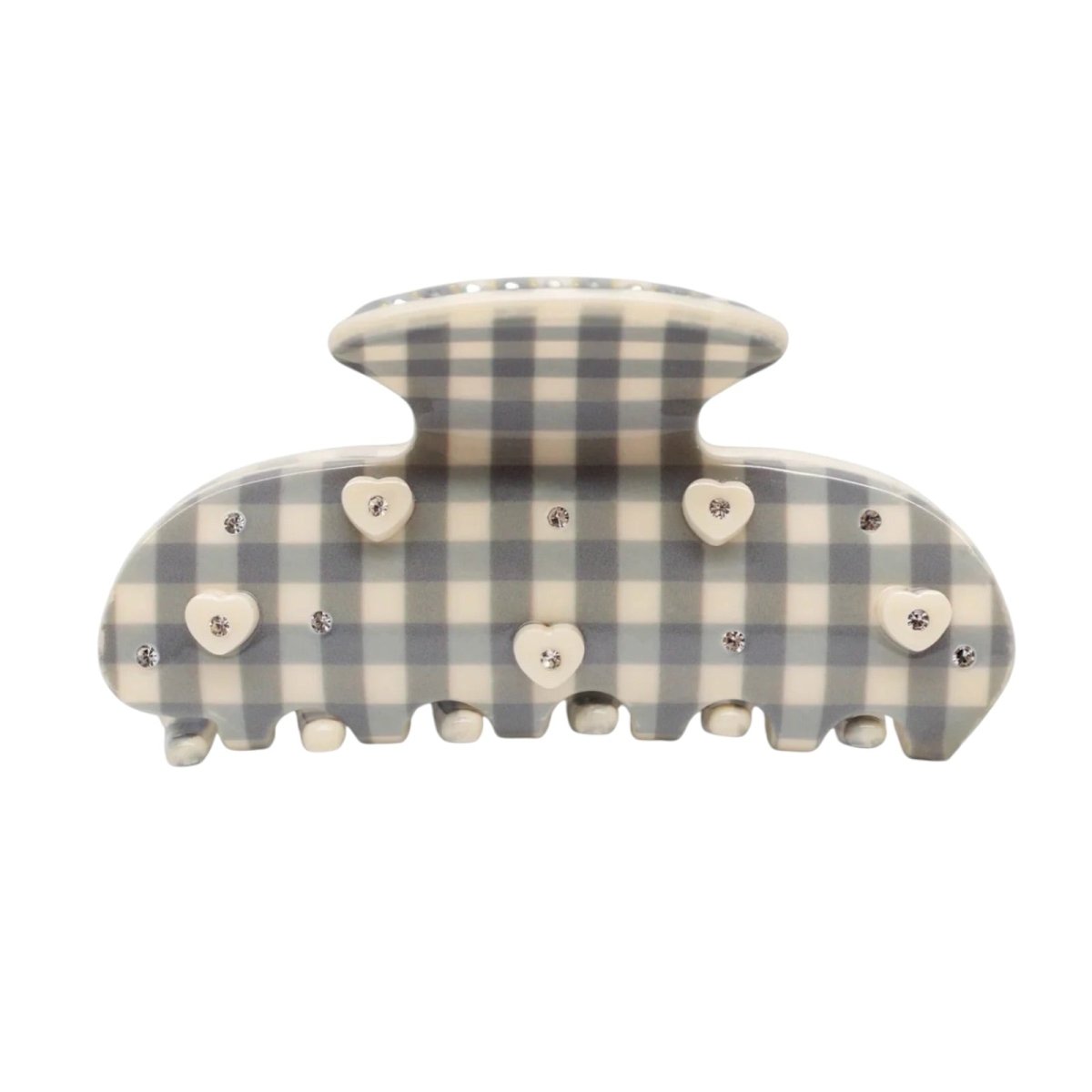 COZY CLOUD GINGHAM SWEETHEART CLAW CLIP (PREORDER) - EMI JAY