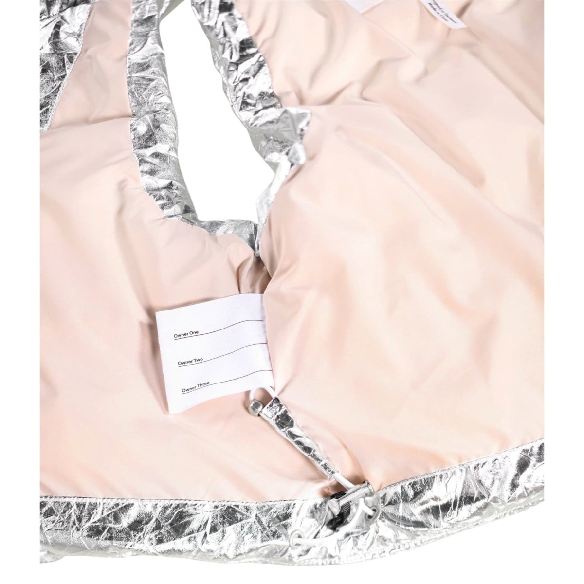 CRINKLED METALLIC HESTER VEST W/ FAUX FUR LINING - MOLO - VESTS